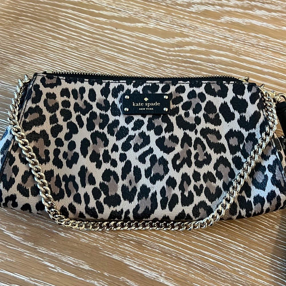 Kate Spade Grove Street Leopard Jane Crossbody Bag